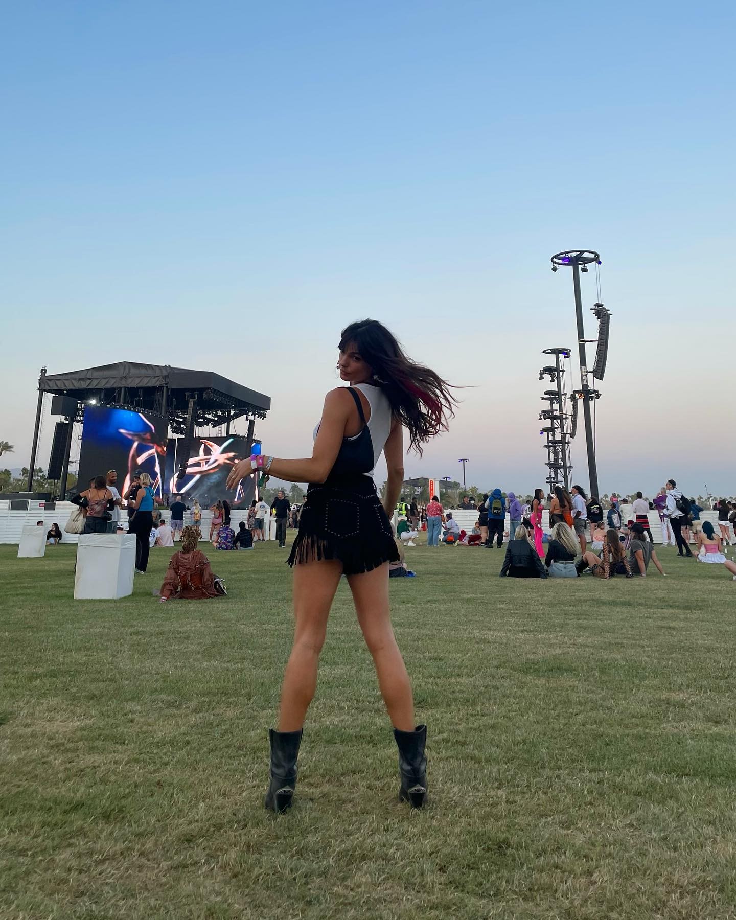 Isis Valverde no Coachella (Foto: Reprodução/Instagram)