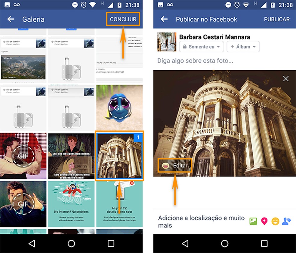 Imagens Perfeitas Aprenda A Postar Fotos E Videos No Facebook Para Android Redes Sociais Techtudo