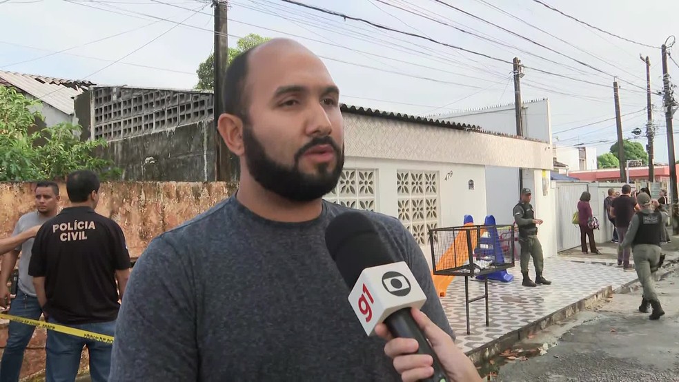 Arthur Fagner mora em frente ao Lar Paulo de Tarso — Foto: Reprodução/TV Globo