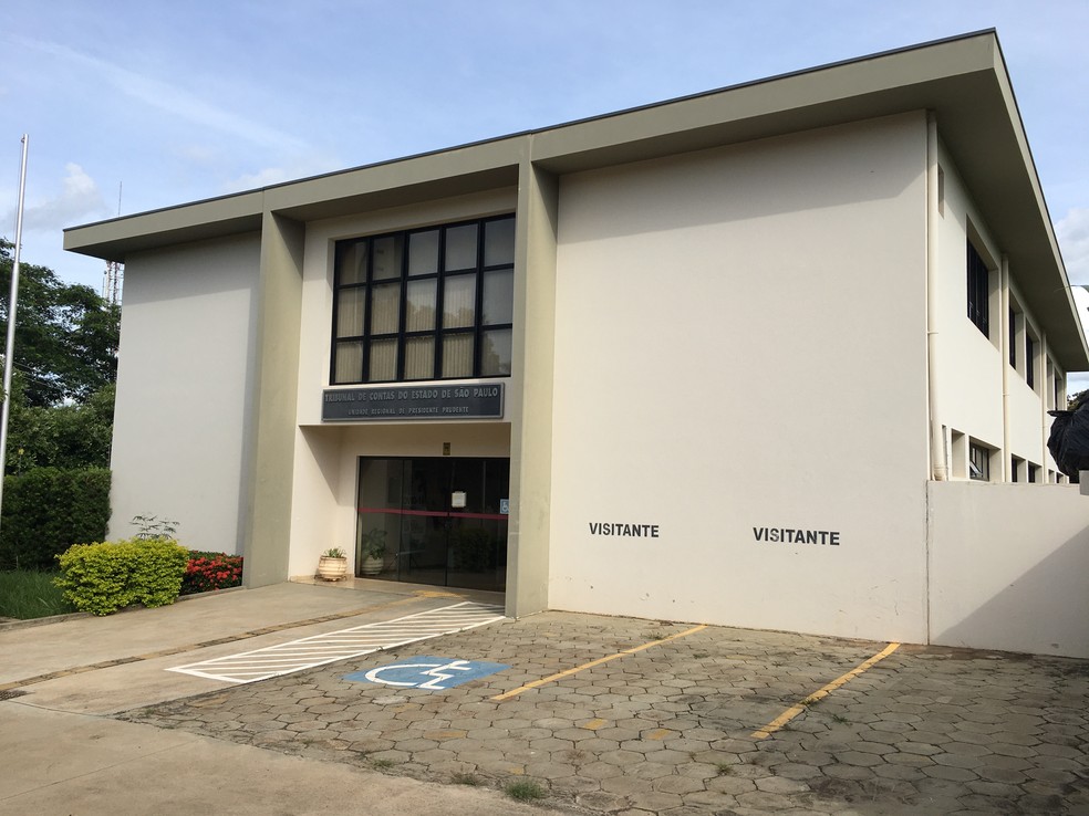 Tribunal de Contas do Estado de São Paulo em Presidente Prudente — Foto: Wellington Roberto/G1