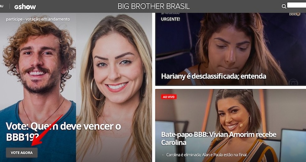 Final BBB 19: como votar em Alan ou Paula | Internet ...