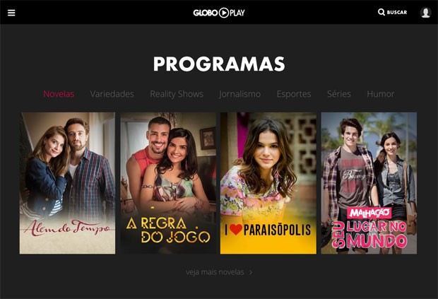 G1 - Globo Play tem TV ao vivo e todos os programas; veja como funciona -  notícias em Tecnologia e Games