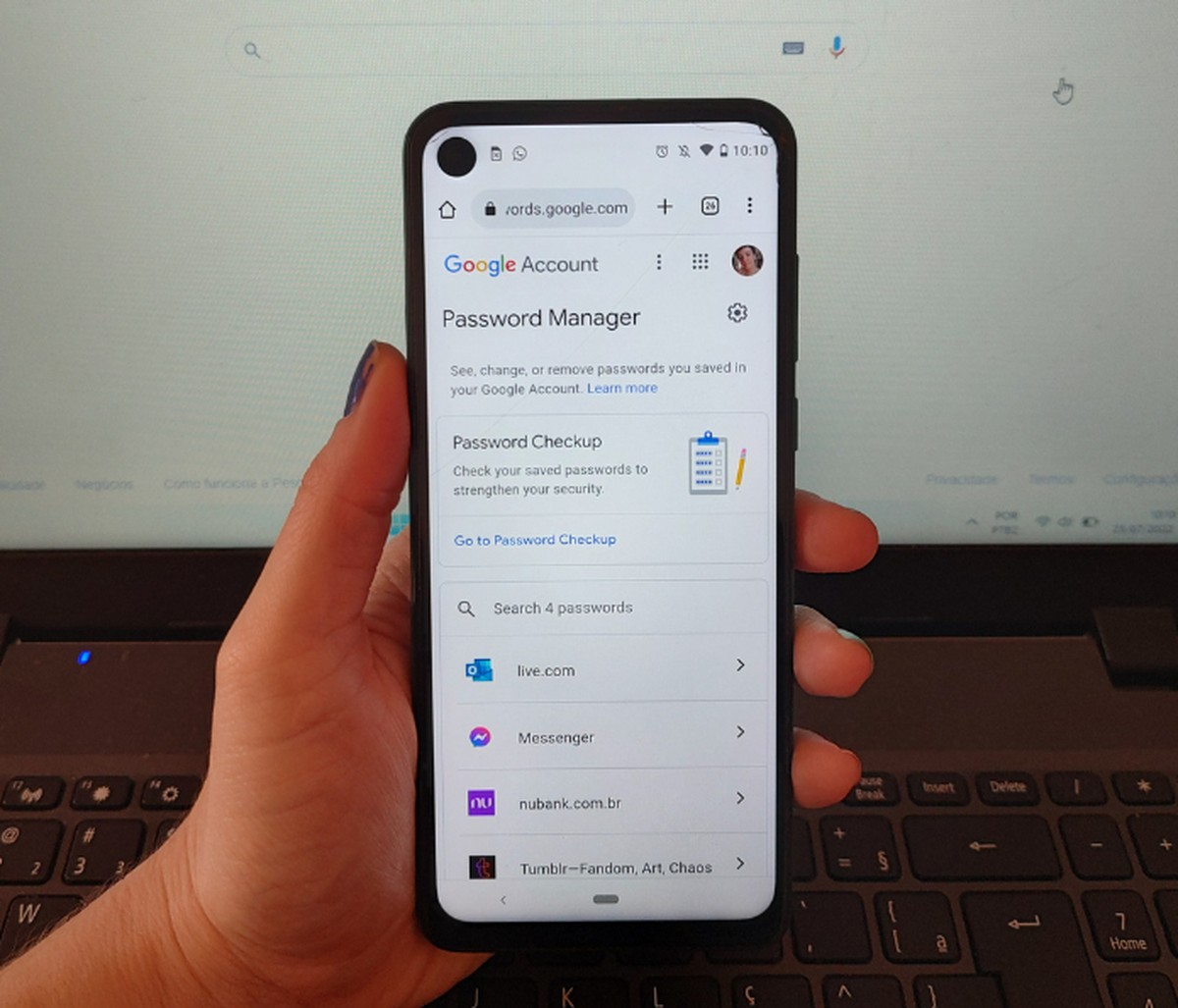 Como usar o Gerenciador de senhas do Google no celular (guia completo)