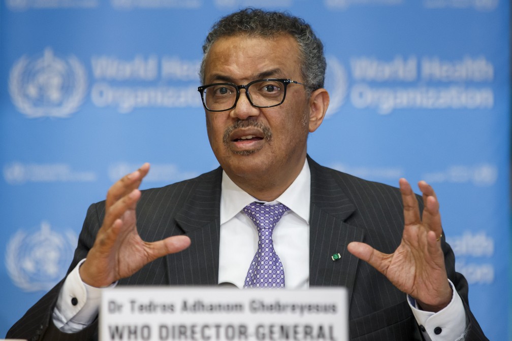 Tedros Adhanom Ghebreyesus — Foto: Salvatore Di Nolfi/Keystone/AP