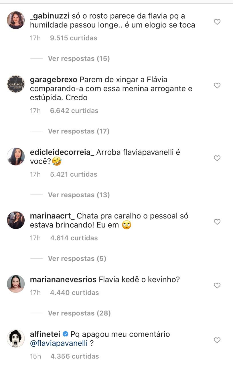 Dani Luisa x Flávia Pavanelli (Foto: reprodução/Instagram)