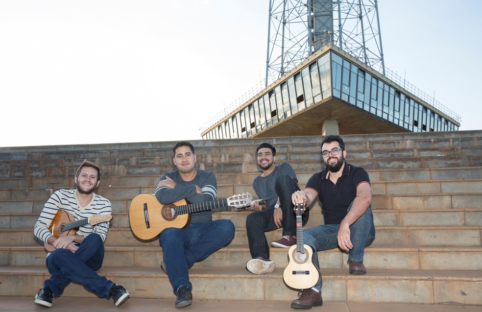 Quarteto de choro Sai da Frente é uma das atrações no festival em Brasília — Foto: Divulgação