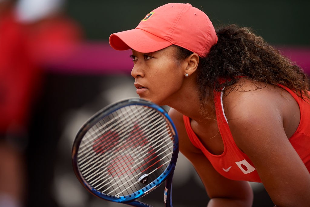 Naomi Osaka during the first match of the 2020 Fed Cup Qualifier between Sara Sorribes of Spain and Naomi Osaka of Japan at Centro de Tenis La Manga Club on February 07, 2020 in Cartagena, Spain. (Photo by Jose Breton/Pics Action/NurPhoto via Getty Images (Foto: NurPhoto via Getty Images)