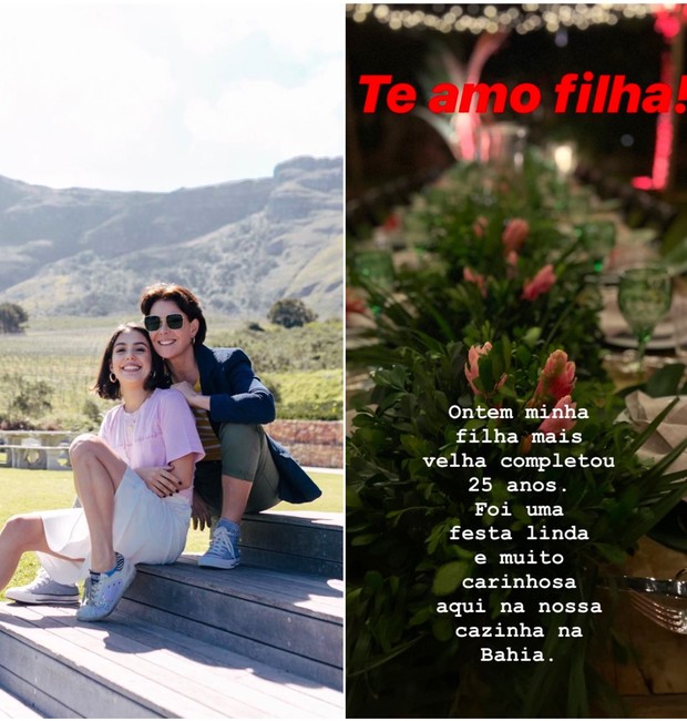 Carolina Ferraz e sua filha, Valentina (Foto: Reprodução / Instagram)