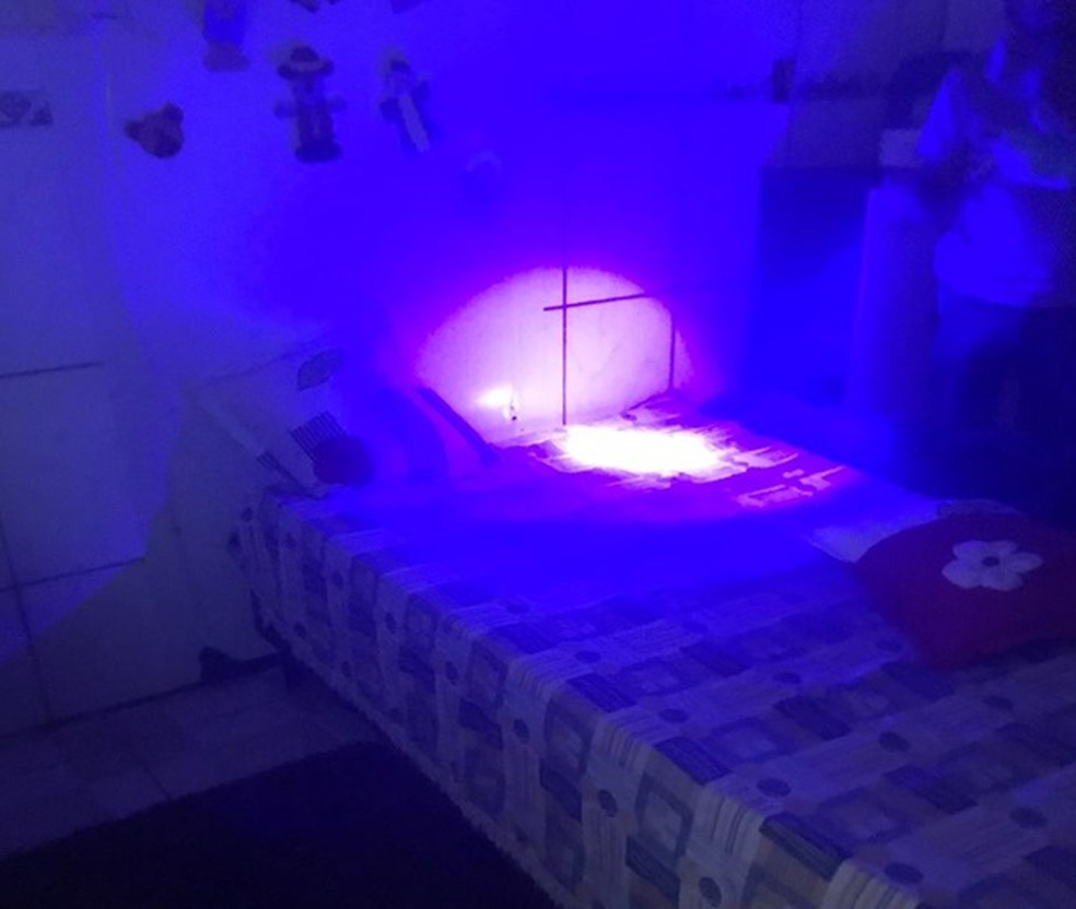 Quarto em Sorocaba foi periciado pela polícia — Foto: Polícia Civil/Divulgação