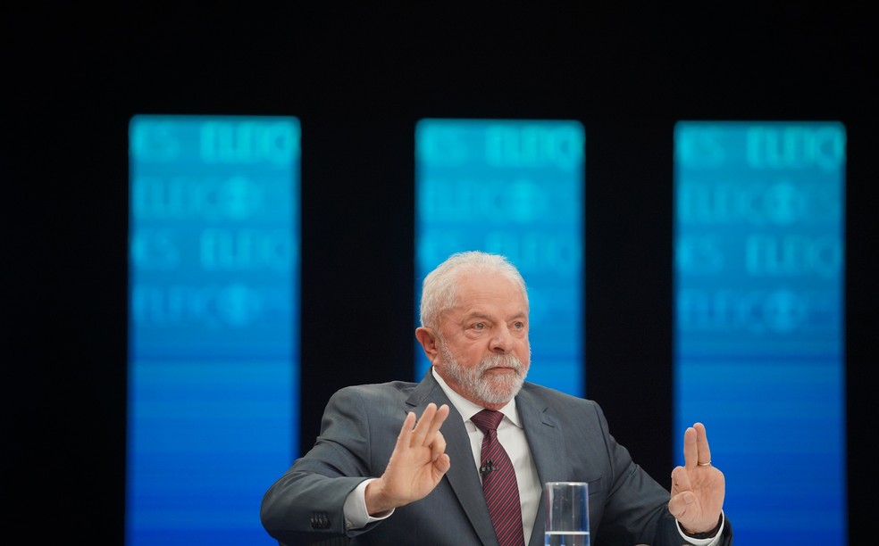 O ex-presidente Lula foi 3º entrevistado na série do Jornal Nacional — Foto: Marcos Serra Lima/g1