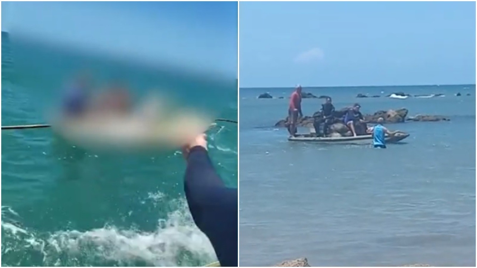 Policiais em jangada perseguem e capturam adolescente em alto-mar no Ceará; vídeo