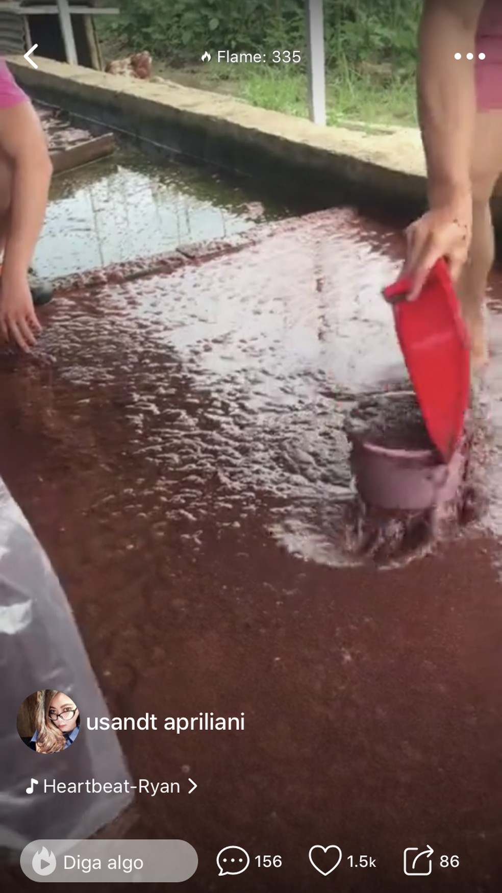 Vídeo foi publicado por estudante da Indonésia no aplicativo Vigo (Foto: Reprodução/Vigo)