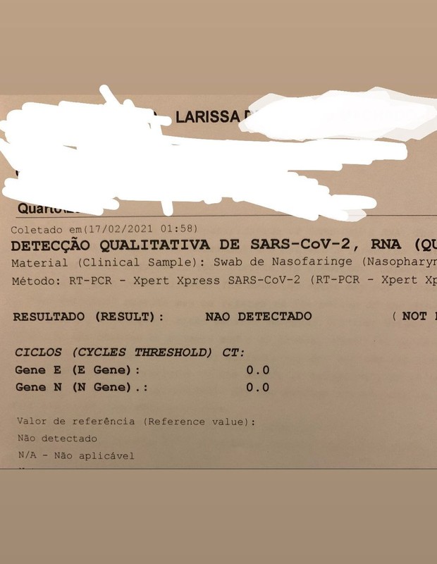 Irmão de Anitta posta teste dela de Covid-19 negativo (Foto: Reprodução/Instagram)