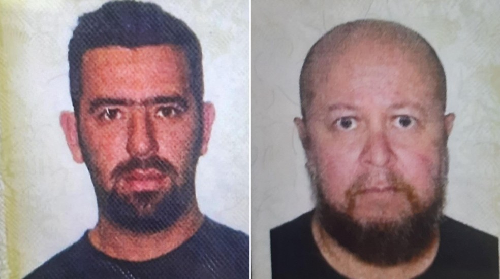Lucas Donizete Pinheiro (à esq.) e Adriano Silva Oliveira (à dir.) foram socorridos após tiroteio em São Carlos — Foto: Polícia Civil/Divulgação