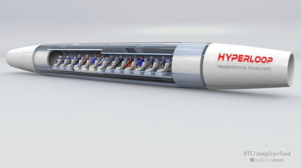 Projeto da cápsula do Hyperloop (Foto: Divulgação)