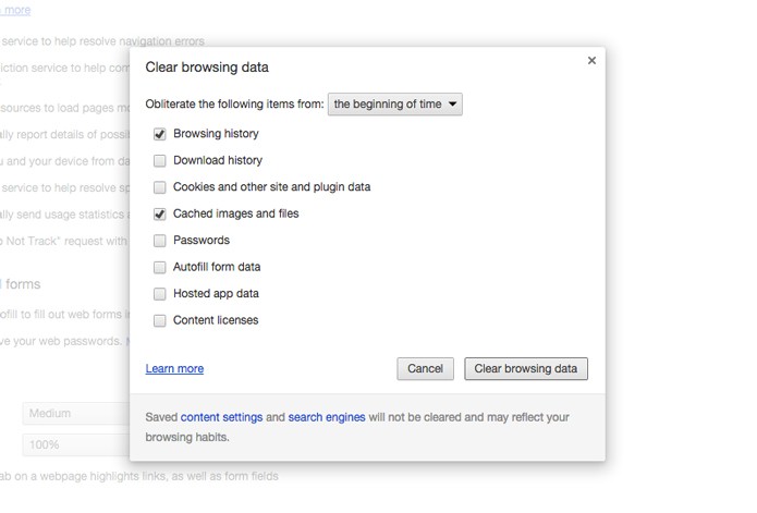 Opções do Google Chrome (Foto: Reprodução/André Sugai)