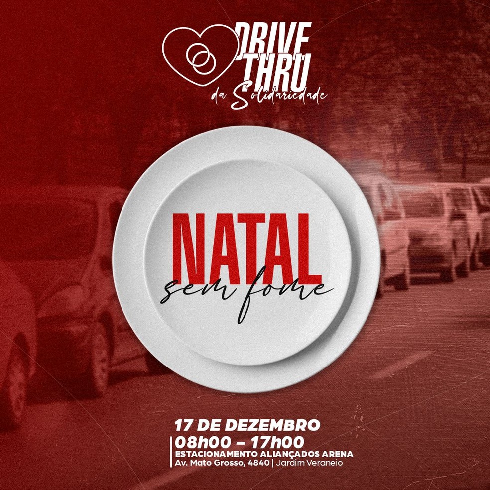 A igreja Aliançados Arena, localizada nos altos avenida Mato Grosso, Jardim Veraneio, está fazendo uma ação de solidariedade neste sábado (17), com a intenção de arrecadar alimentos não perecíveis e brinquedos.  — Foto: Reprodução