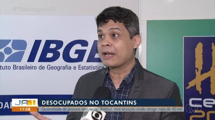 Segundo IBGE, número de pessoas desocupadas no Tocantins diminuiu