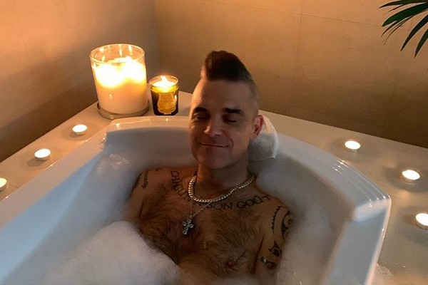 O músico Robbie Williams (Foto: Instagram)