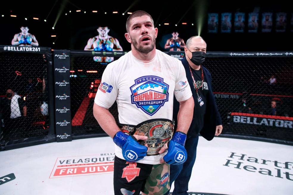 Bellator 261: Valentin Moldavsky venceu Tim Johnson por decisão unânime — Foto: Lucas Noonan/Bellator