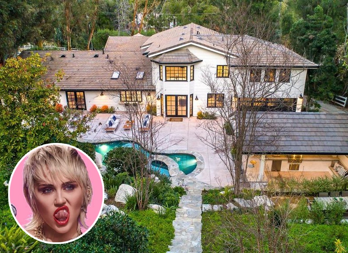 Miley Cyrus vende casa em Hidden Hills por US $ 7,2 milhões (Foto: Reprodução / Instagram e Realtor)