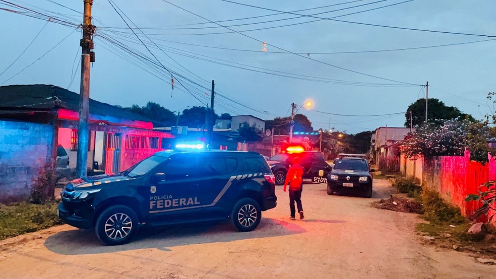 Operação prendeu foragido internacional acusado de abuso sexual contra crianças nos EUA — Foto: Divulgação/Polícia Federal