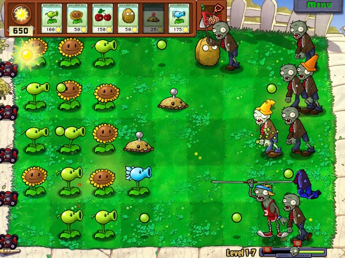Plants vs Zombies é um dos jogos mobile mais bem sucedidos já lançados (Divulgação)