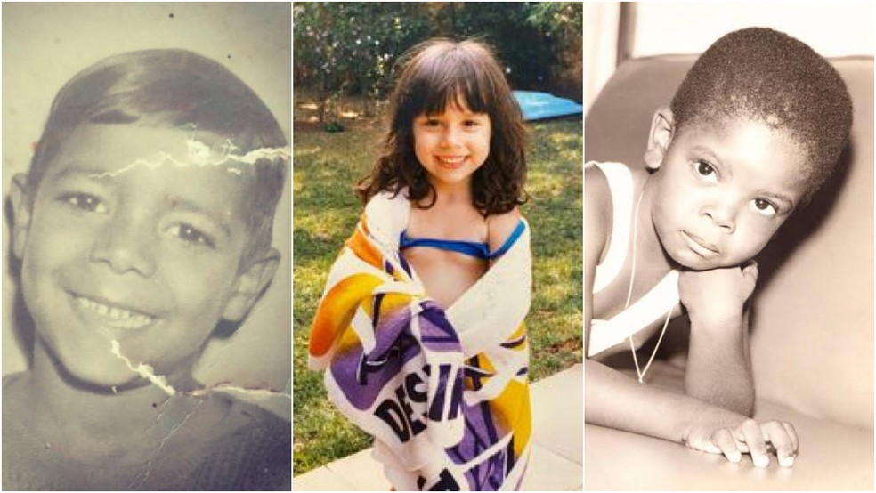 Famosos abrem álbum de infância para comemorar o Dia das Crianças — Foto: Reprodução/Instagram