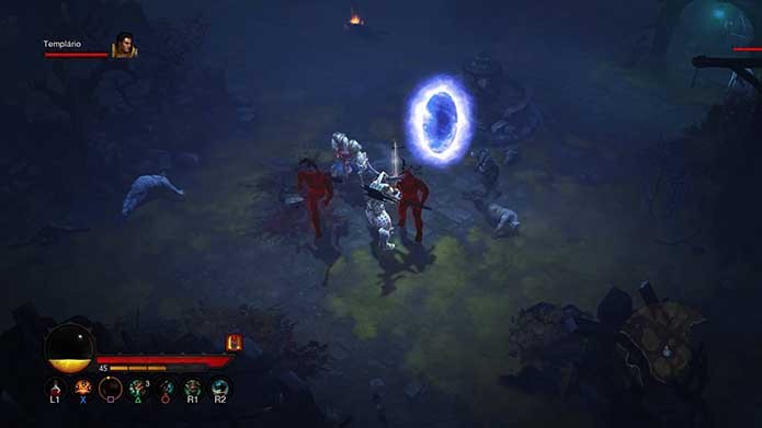 Procure o portal em Diablo 3 (Foto: Reprodução/Murilo Molina)