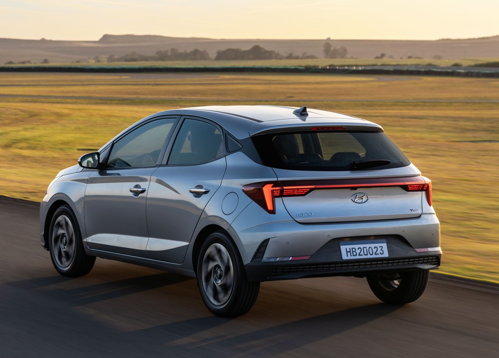 Hyundai dared to look at the rear of the HB20, which brings elements of the new Tucson – Photo: Disclosure