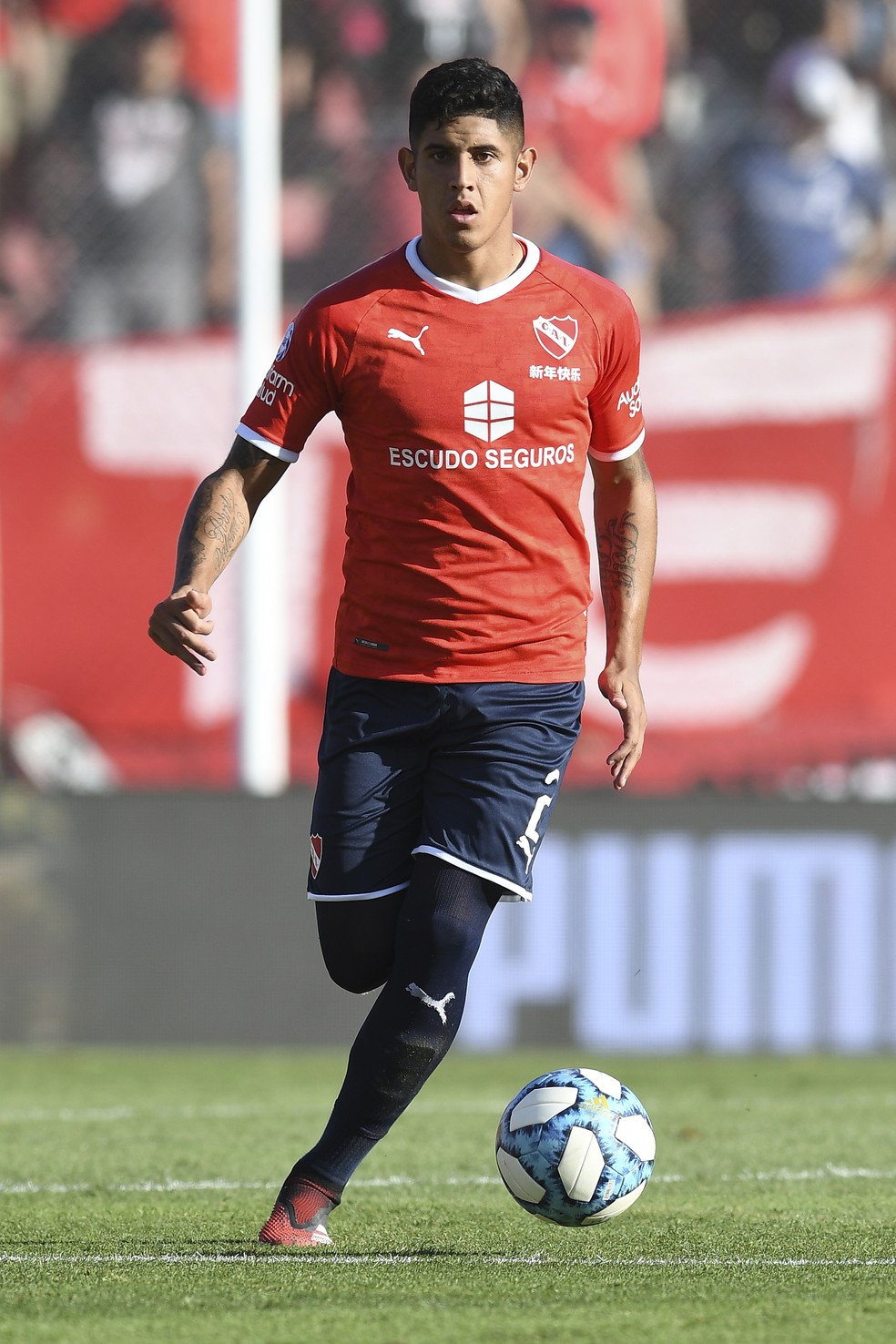 Alan Franco, do Independiente, da Argentina — Foto: Getty Images
