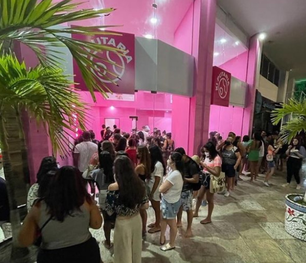 Loja 'Ki Putaria' no período de inauguração, em Salvador. — Foto: Redes sociais