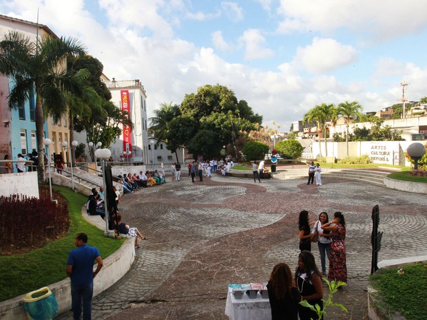 Um dos estacionamentos reabertos fica próximo à Praça das Artes (Foto: Pedro Moraes/ GOVBA)