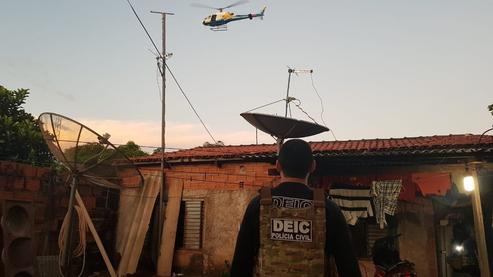 Operação da Polícia Civil mira membros de facções criminosas — Foto: Ascom SSP/Divulgação