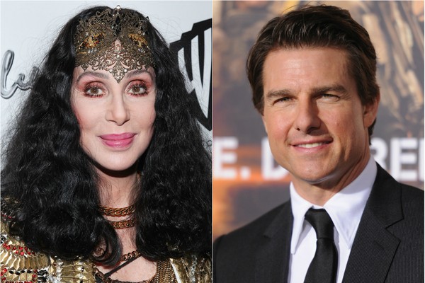 O improvável affair entre Cher e Tom Cruise aconteceu na década de 80, mas em 2013 a cantora relembrou o caso e disse que o ator estava entre os cinco melhores romances da sua vida (Foto: Getty Images)