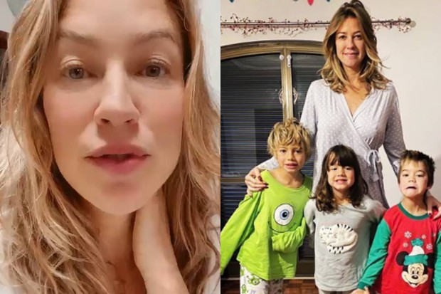Luana Piovani com os filhos, Dom, Bem e Liz (Foto: Reprodução/Instagram)