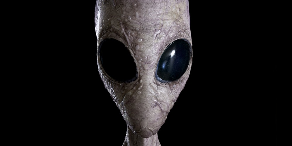 Extraterrestre de Varginha tinha cabeça grande e olhos enormes, porém vermelhos, seguindo o modelo comum no imaginário popular (Foto: Reprodução)