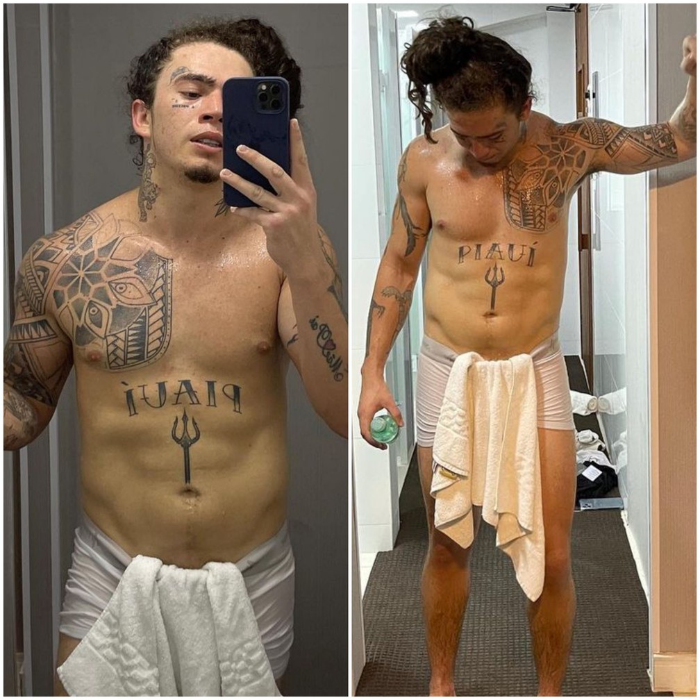 Whindersson mostra etapa de corte de peso — Foto: Reprodução/Instagram/Whindersson Nunes