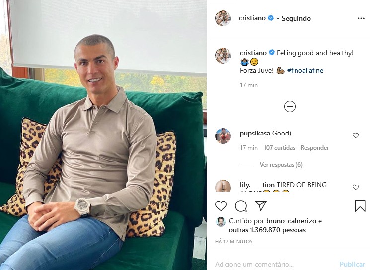 Cristiano Ronaldo (Foto: Reprodução/Instagram)