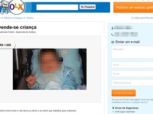 Anúncio no OLX: Ao que chegou a crise