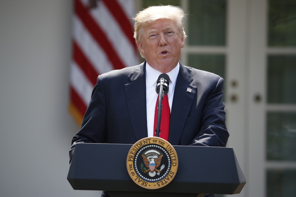 Trump anunciou saída dos EUA do Acordo de Paris sobre mudanças climáticas em junho deste ano (Foto: Pablo Martinez Monsivais/AP Photo)