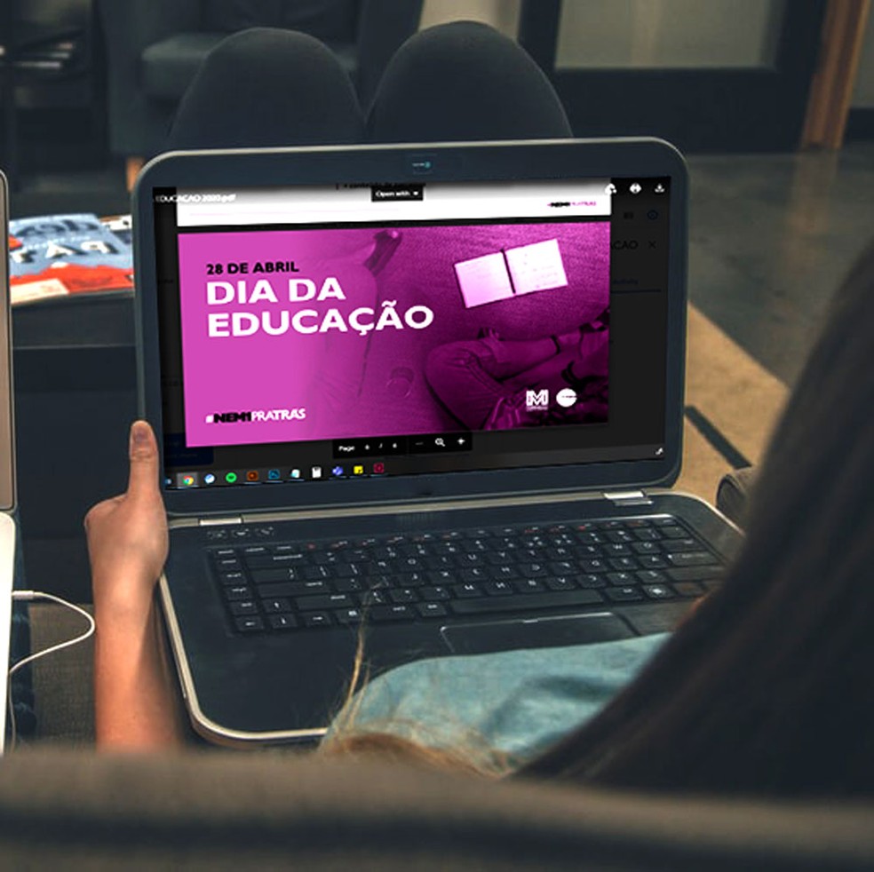 Dia da Educação é oportunidade para discutir a importância da educação e também para reunir material para os estudos em casa durante a pandemia do novo coronavírus — Foto: Divulgação/#Nem1praTrás