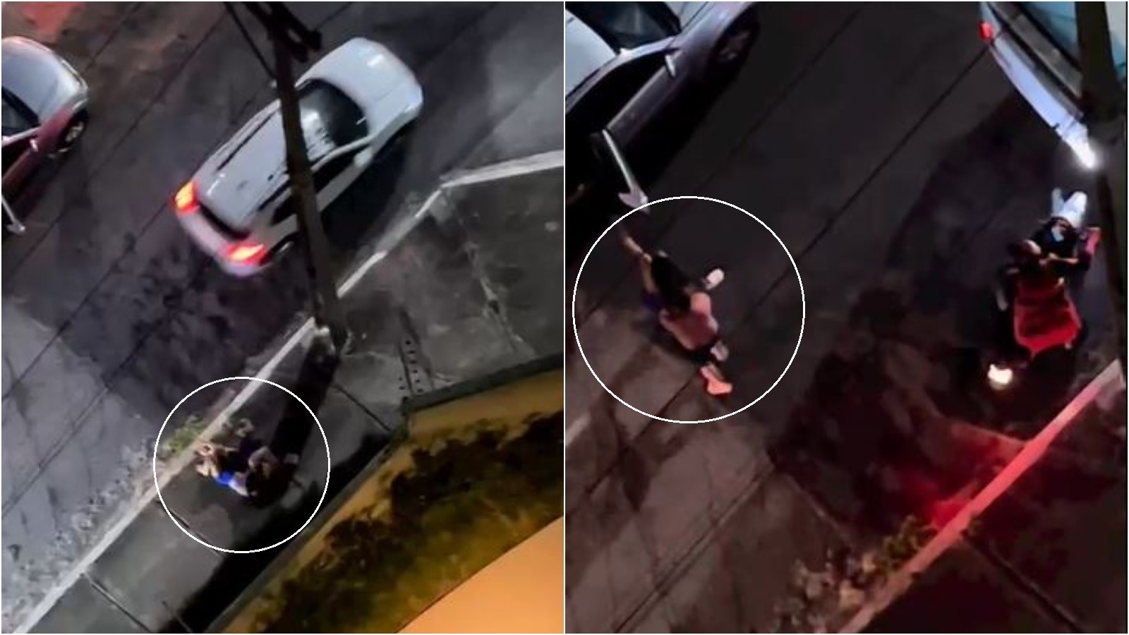 Homem dá tapas em mulher, derruba vítima em calçada e a coloca à força em veículo em Fortaleza