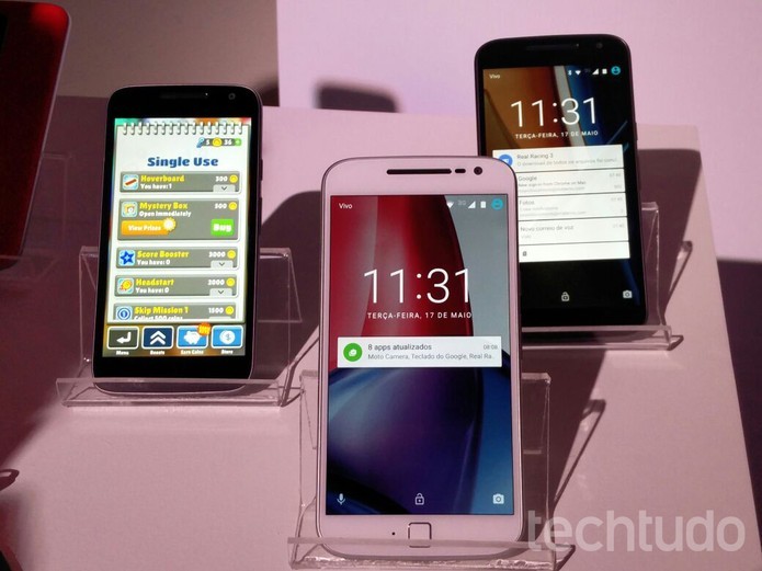 Moto G 4 normal, Plus e Play: os novos celulares da Motorola (Foto: Fabrício Vitorino/TechTudo)