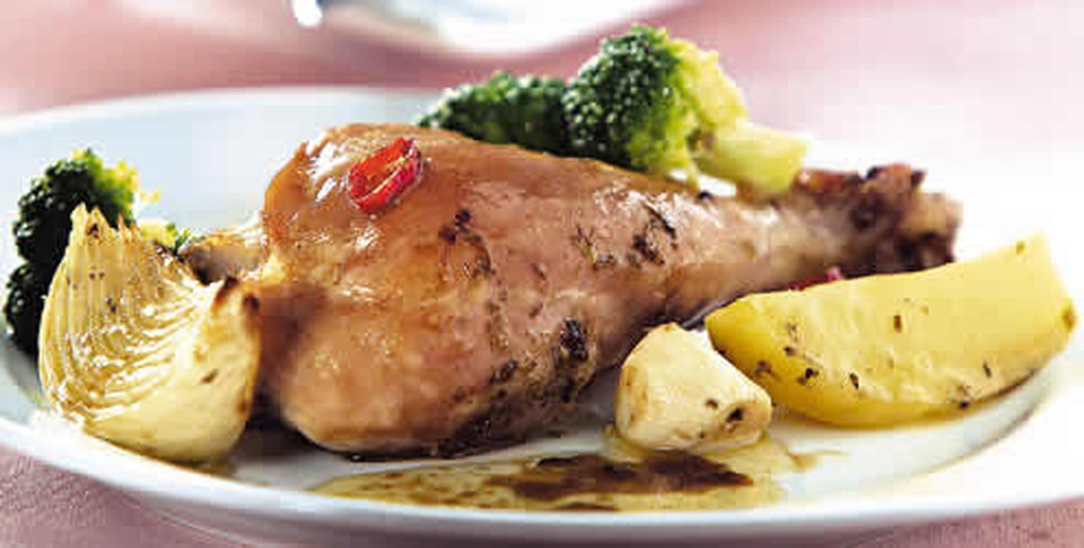 Frango Com Brócolis E Batata