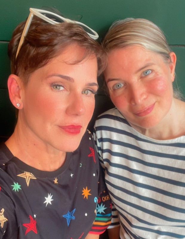 Andréa Veiga e Luise Wischermann se encontram no Rio (Foto: Reprodução/Instagram)