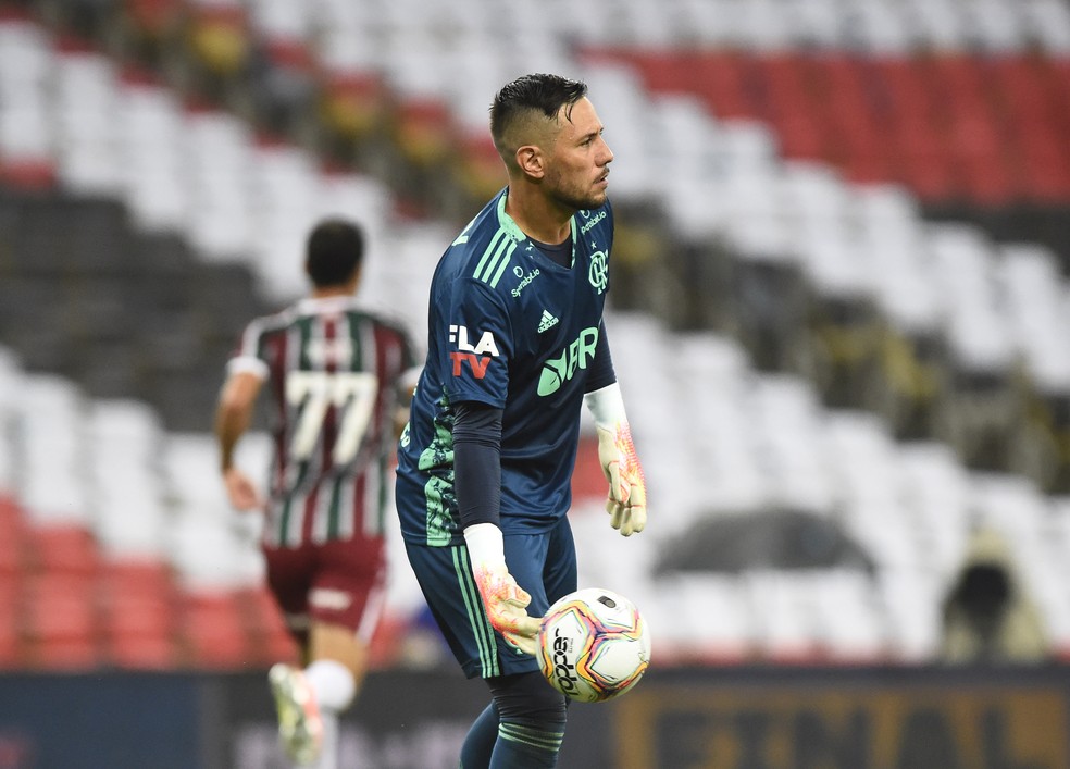 Diego Alves, goleiro do Flamengo — Foto: André Durão