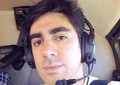 Adnet faz selfie em primeiro passeio de helicóptero (Foto: Arquivo pessoal)