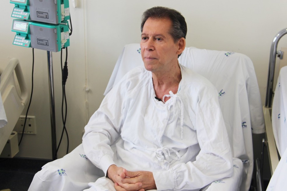 Vamberto era funcionário público aposentado de BH e sofria de um linfoma terminal.  — Foto: Hugo Caldato/Hemocentro RP
