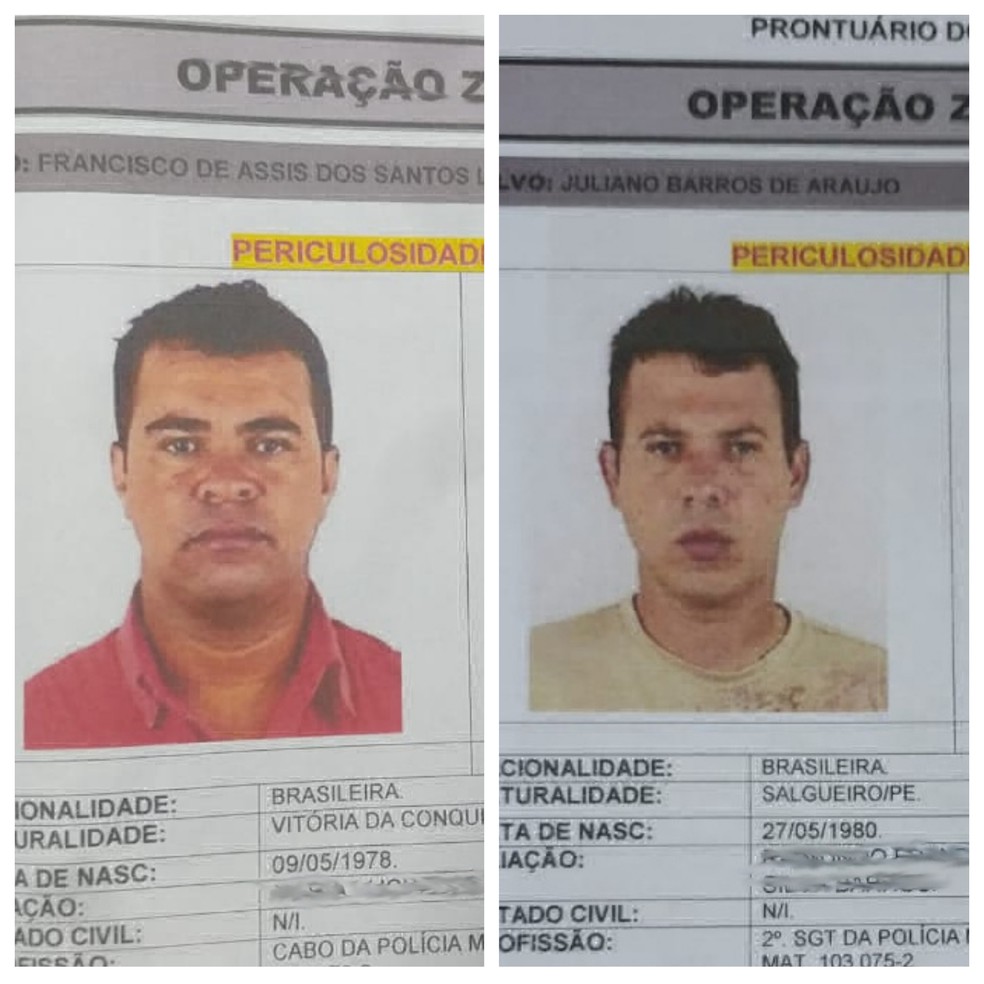 Presos Salgueiro — Foto: Reprodução / Polícia Civil